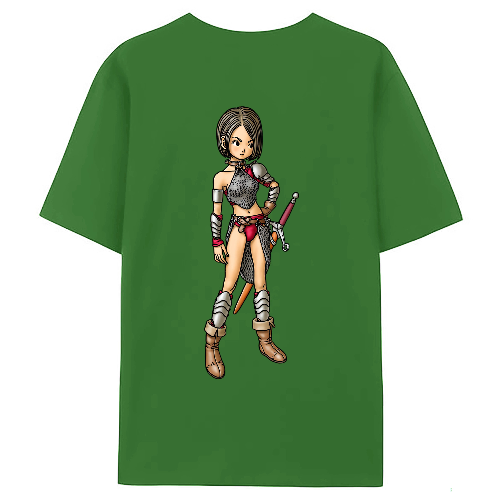 （画像用） ドラゴンクエスト Doragon Kuesuto Dragon Quest レディース半袖Tシャツ(バックプリント)